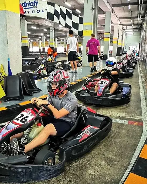 Indoor Go-Kart Track at EasyKart Bangkok