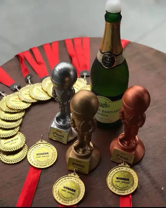 Podium Celebration at EasyKart Koh Samui