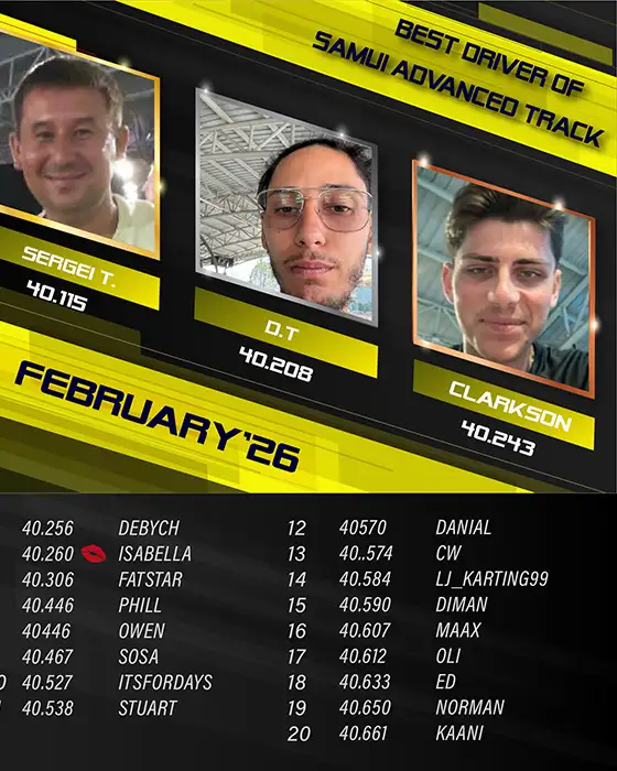 Professional Lap Timing System at EasyKart Thailand