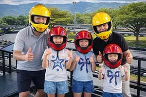 Family Go Kart Experience at EasyKart Pattaya Thepprasit