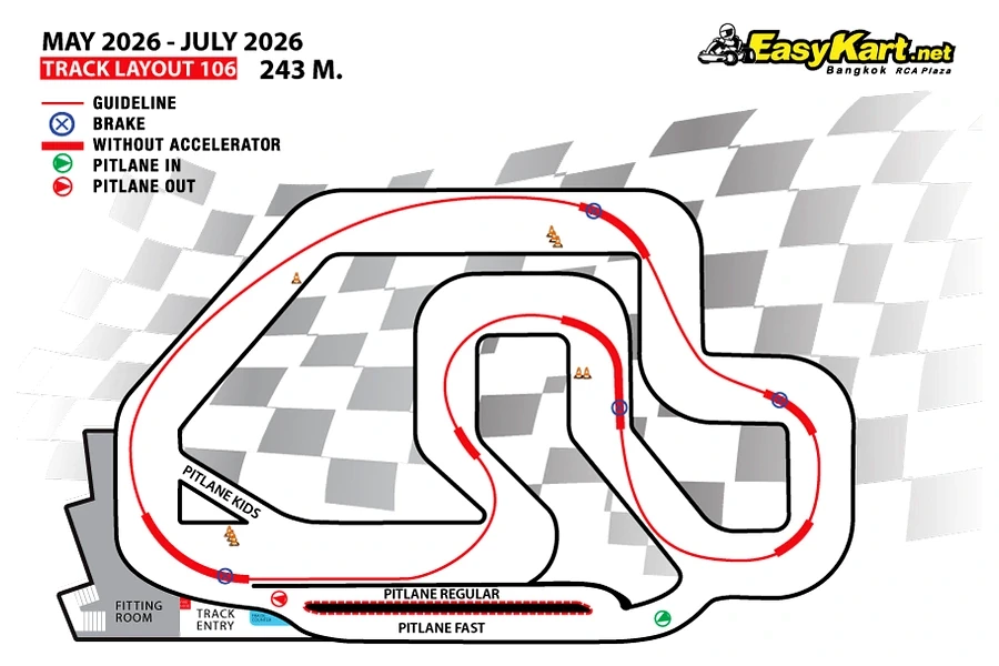 EasyKart Bangkok Track Layout